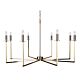 Cohen 8 Light Pendant Brass - 20701