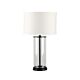 Left 1 Light Table Lamp Black / White - B12260