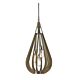 Modern Timber 3 Light Pendant Taupe - Bonito2