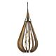 Modern Timber 6 Light Pendant Taupe - Bonito3