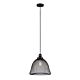 Mesh Bell Shape Pendant Black - Cheveux3