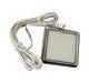 LED Cabinet Light Square 12V DC Satin Chrome / Warm White - CLALEDSQSCUBWW