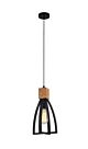 Industrial Metal Pendant Black - Faro1