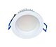 Galaxy Round 10W Dimmable LED Downlight White Frame / Warm White LED - GAL01A