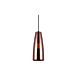 Copper Coloured Glass Pendant - Lamina1