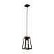 Industrial 1 Light Pendant Black - Lanterna1