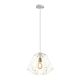 Marte Iron Cage Pendant White / Brass - MARTE3