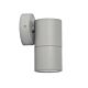 Poseidon 240V GU10 Fixed Wall Pillar Light Silver - PG1FSIL