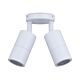 Poseidon 12V MR16 Double Adjustable Wall Pillar Light White - PM2AWH