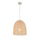 Ellipse Shape Rattan Pendant Natural - ROTA1