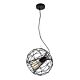 Single Cage Pendant Matt Black - Sentinel1