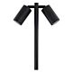 Poseidon 12V Double Adjustable Spike Light Black - SPM2ALBL