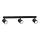 Spot 240V GU10 Triple Adjustable Ceiling Spotlight Bar Matt Black - SPOT-BAR3B