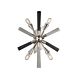 Modern Wall Light Polished Nickel - Sputnik2