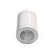 Cylindrical 240V 13W LED Ceiling Light - White Finish / Warm White LED - Surface13