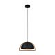 Modern Iron & Wood Pendant Black - Swing4