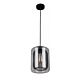 Oblong Glass Pendant Black Mesh - Tono1