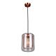 Oblong Glass Pendant Copper Mesh - Tono2