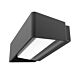 Rectangular 240V Two Way LED 13W Wall Light Dark Grey - Topa0001