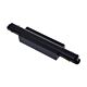 Track Single Circuit 3 Wire Straight Connector Black - TRK1BLCON2