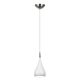 Bell Shape Small Pendant White - Zara5A