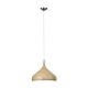 Dome Shape Large Pendant Oak Look - Zara6A