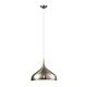 Dome Shape Large Pendant Satin Nickel - ZARA8A