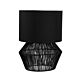 Cassie 1 Light Table Lamp Black - CASS1TLBLK