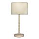 Emma 1 Light Table Lamp Oak / White - EMMA1TL