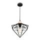 Glint 1 Light Pendant Black - GLIN1P