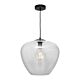 Helena 1 Light Pendant Large Clear - HELE1PLCL