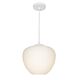 Helena 1 Light Pendant Small White - HELE1PSWHT