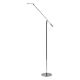 Macro 7 Watt LED Floor Lamp Chrome / Warm White - MACRFL