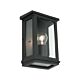 Madrid 1 Light Wall Light Small Black - MAD1ESMBLK