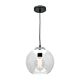 Orpheus 1 Light Small Pendant Black - ORPH1PSBLK