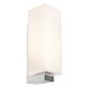 Ramon 1 Light Wall Light Chrome / Opal - RAMO1WCH