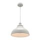 Risto 1 Light Pendant White - RIST1PWHT