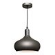 Sloan 1 Light Pendant Charcoal / Satin Chrome - SLOA1PSC