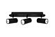 Urban 3 Light Dimmable 15 Watt LED Rail Black / Cool White - URB3RBLK