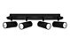 Urban 4 Light Dimmable 20 Watt LED Rail Black / Cool White - URB4RBLK