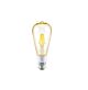 LED 7W ST64 Amber Filament B22 2400K Dimmable