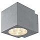 Silver 6W LED Fixed Wall Pillar Spot Light - 240V - EX2381/1