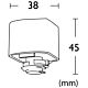 Sensor PIR Silver - CS1100