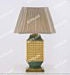 New Chinese Olive Green Gold-Plated Ceramic Table Lamp Long Section Citilux - NU145-1977