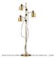 Black Gold Hollow Modern Three-Headed Floor Lamp Citilux - NU145-1888