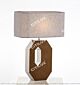 Diamond-Shaped Hollow Coffee Color Table Lamp Citilux - NU145-1854