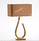 Simple Linear Orange Leather Table Lamp Citilux - NU145-1850