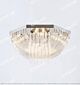 Modern Transparent Curved Glass Ceiling Lamp Chrome Citilux - NU145-1812