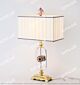 Chinese Crystal Glass Carved Copper Table Lamp Citilux - NU145-1739