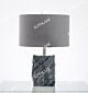 High-Grade Gray Natural Ancient Wood Marble Table Lamp Citilux - NU145-1679